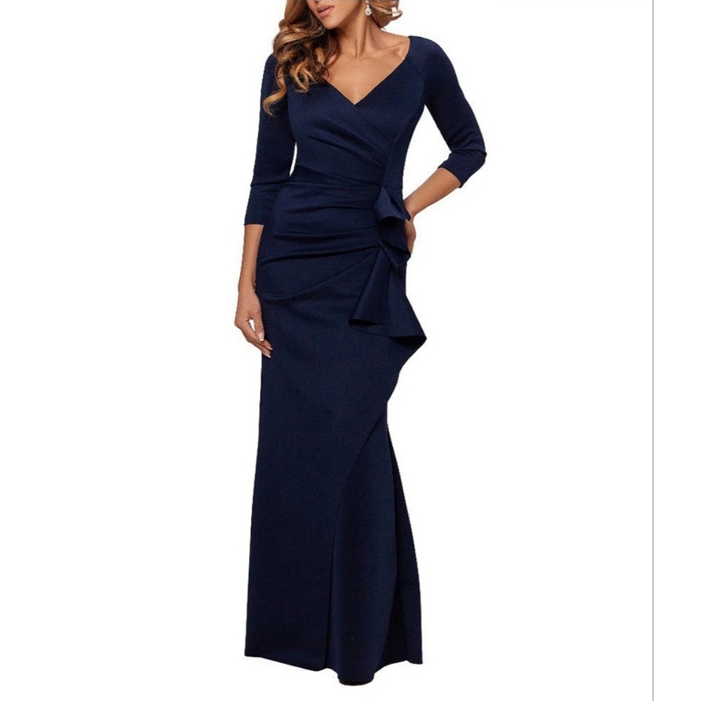 Xscape Navy  Dress